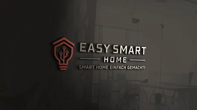 EasySmartHome Logo als 3D-Wandvisual